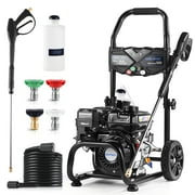 Efurden 3500PSI 2.3GPM Gas Pressure Washer with 209CC 7HP Engine, 4 Quick Connect Nozzles, 25FT Pressure Hose \u0026 Soap Tank